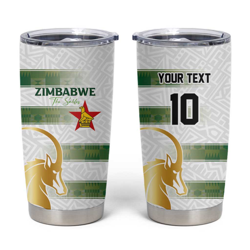 Custom Zimbabwe Rugby Champions of Africa Tumbler Cup The Gold Sables Version LT03