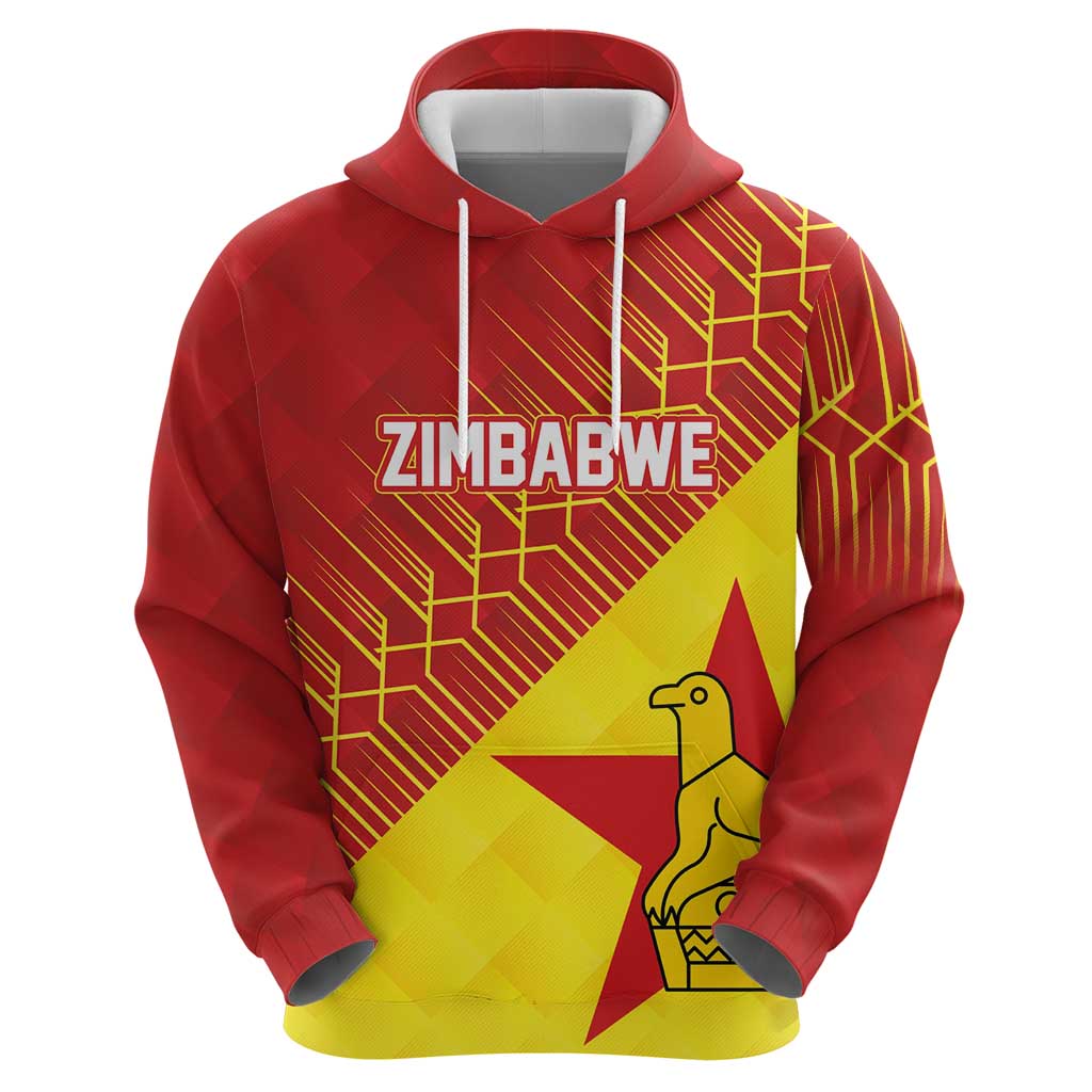 Custom Zimbabwe Cricket Hoodie Flame Warriors Zimbabwe Spirit LT03
