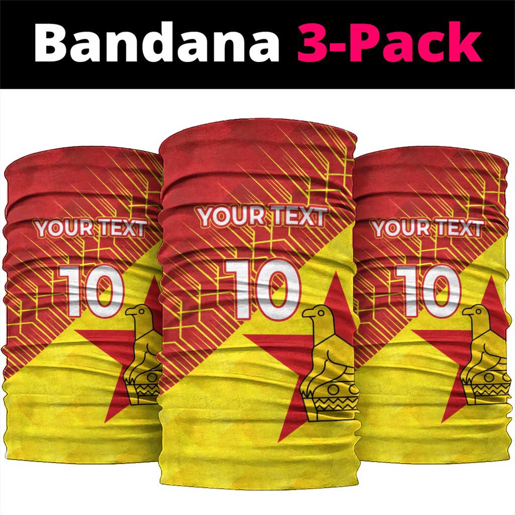 Custom Zimbabwe Cricket Neck Gaiter Flame Warriors Zimbabwe Spirit LT03