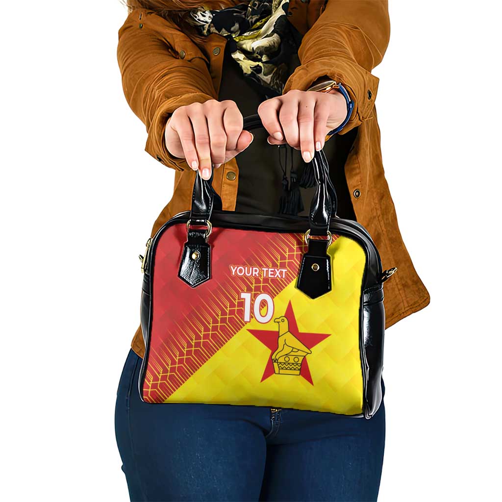 Custom Zimbabwe Cricket Shoulder Handbag Flame Warriors Zimbabwe Spirit LT03