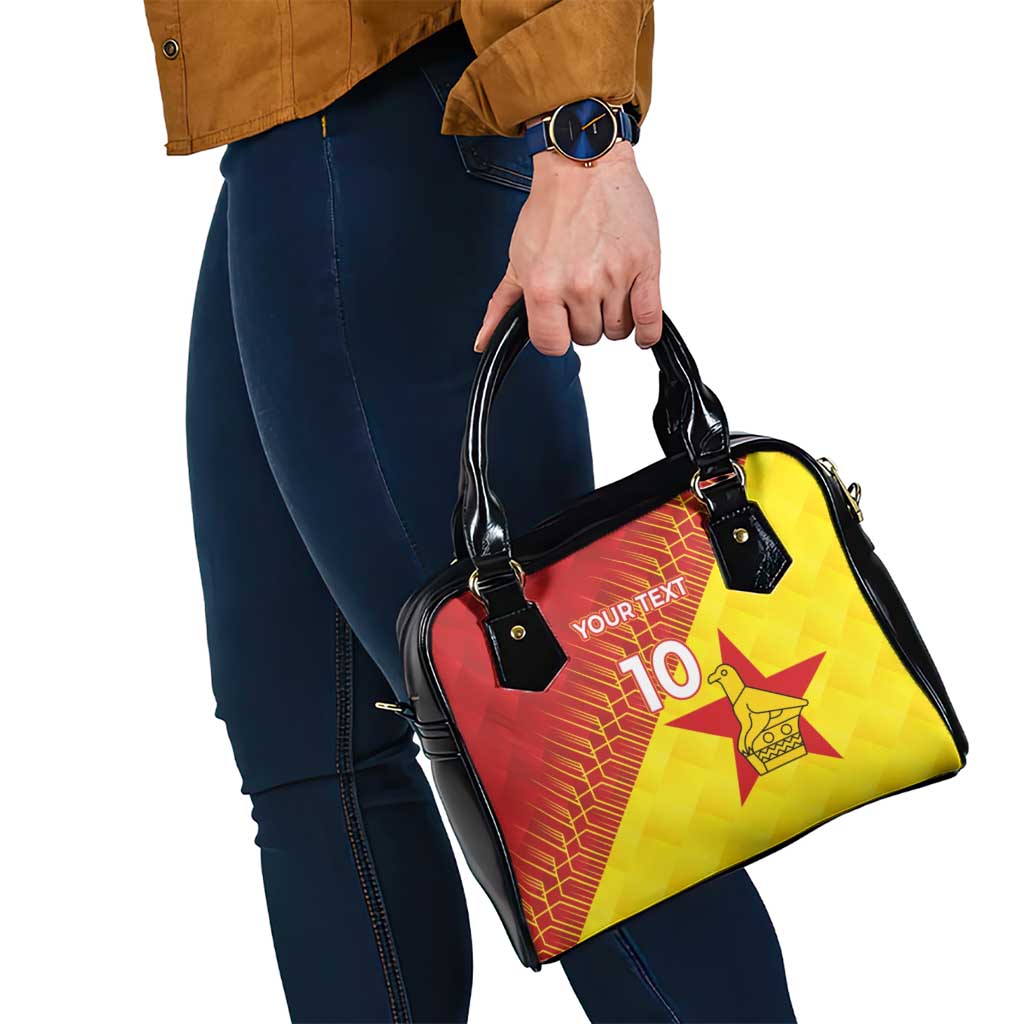 Custom Zimbabwe Cricket Shoulder Handbag Flame Warriors Zimbabwe Spirit LT03