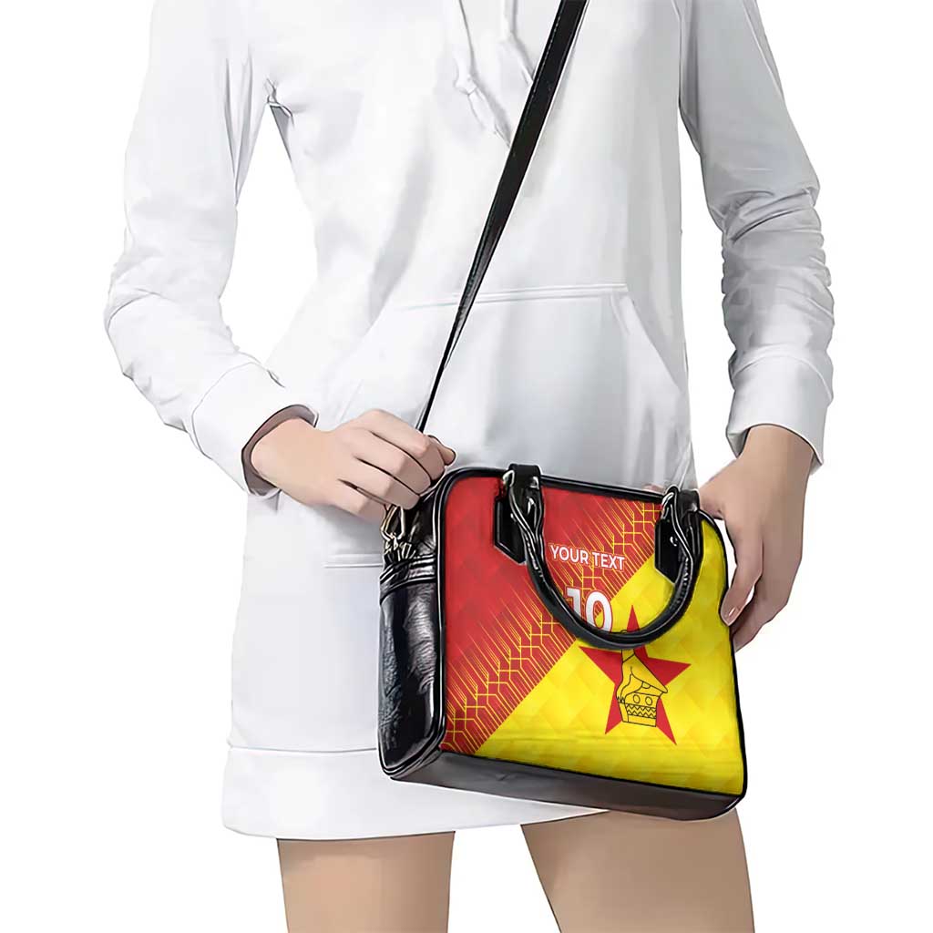 Custom Zimbabwe Cricket Shoulder Handbag Flame Warriors Zimbabwe Spirit LT03