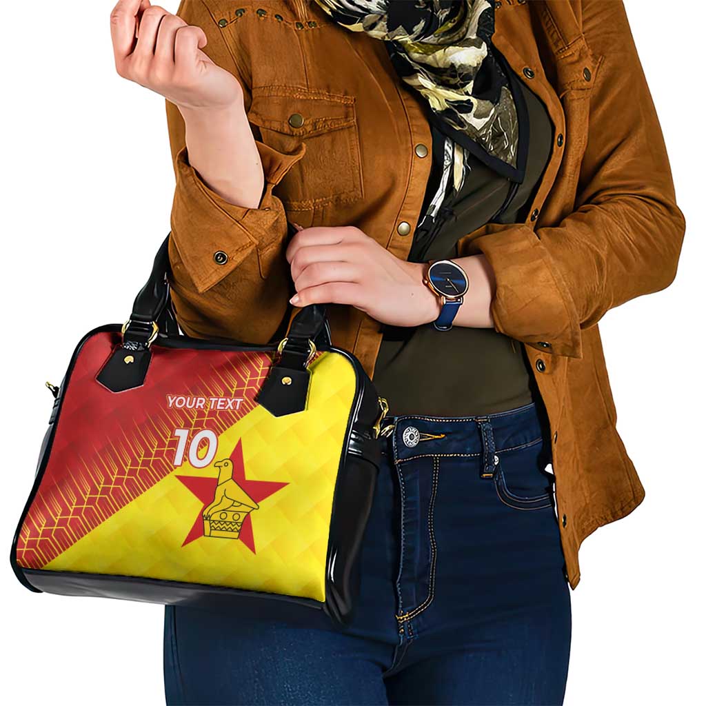 Custom Zimbabwe Cricket Shoulder Handbag Flame Warriors Zimbabwe Spirit LT03