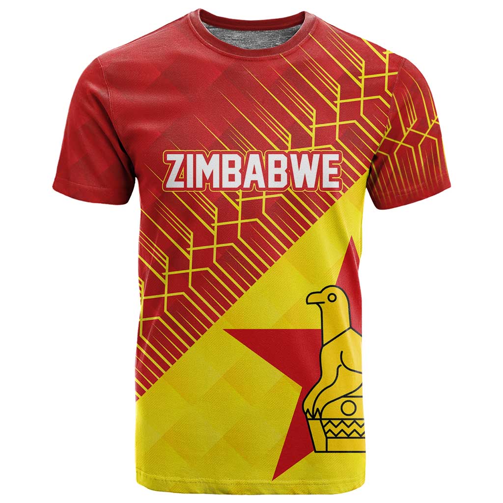 Custom Zimbabwe Cricket T shirt Flame Warriors Zimbabwe Spirit LT03
