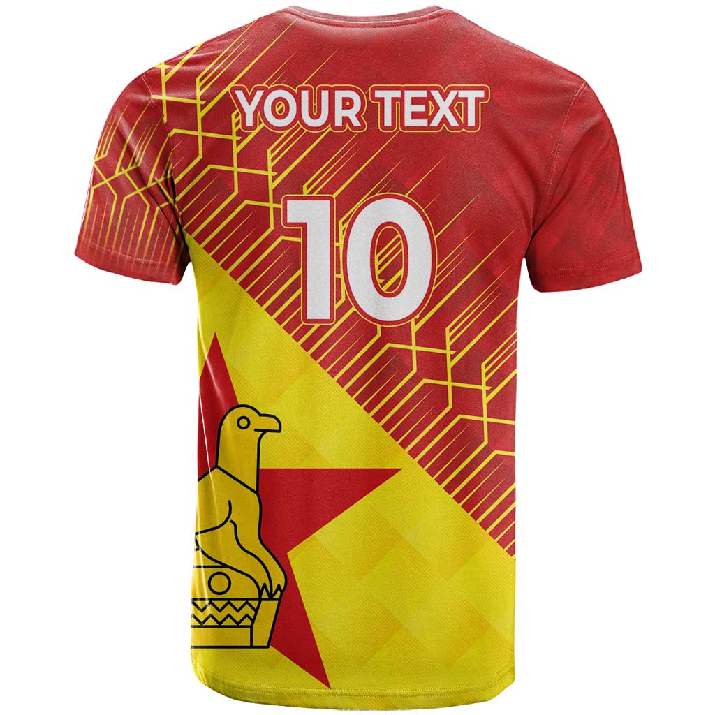 Custom Zimbabwe Cricket T shirt Flame Warriors Zimbabwe Spirit LT03