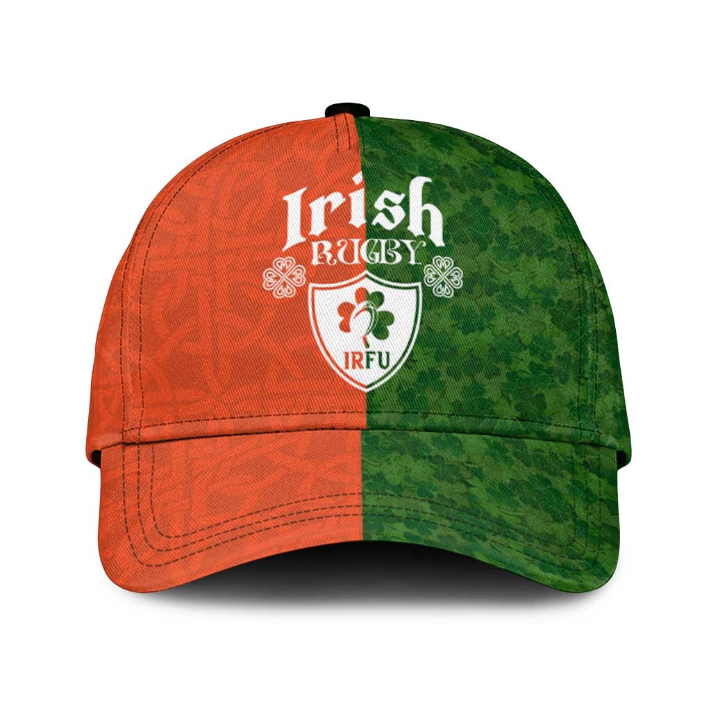 Irish Rugby Classic Cap Shamrock with Celtics Vibes The Half Style LT03