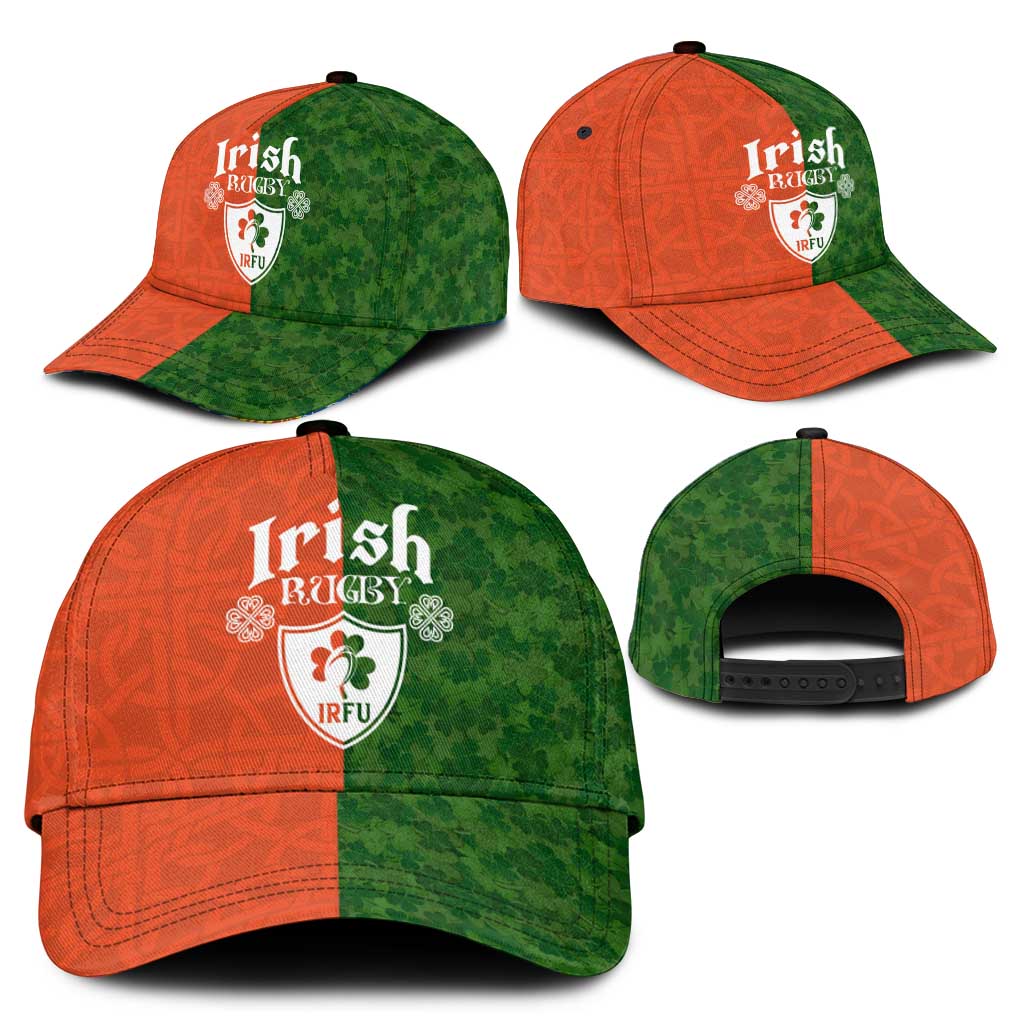 Irish Rugby Classic Cap Shamrock with Celtics Vibes The Half Style LT03