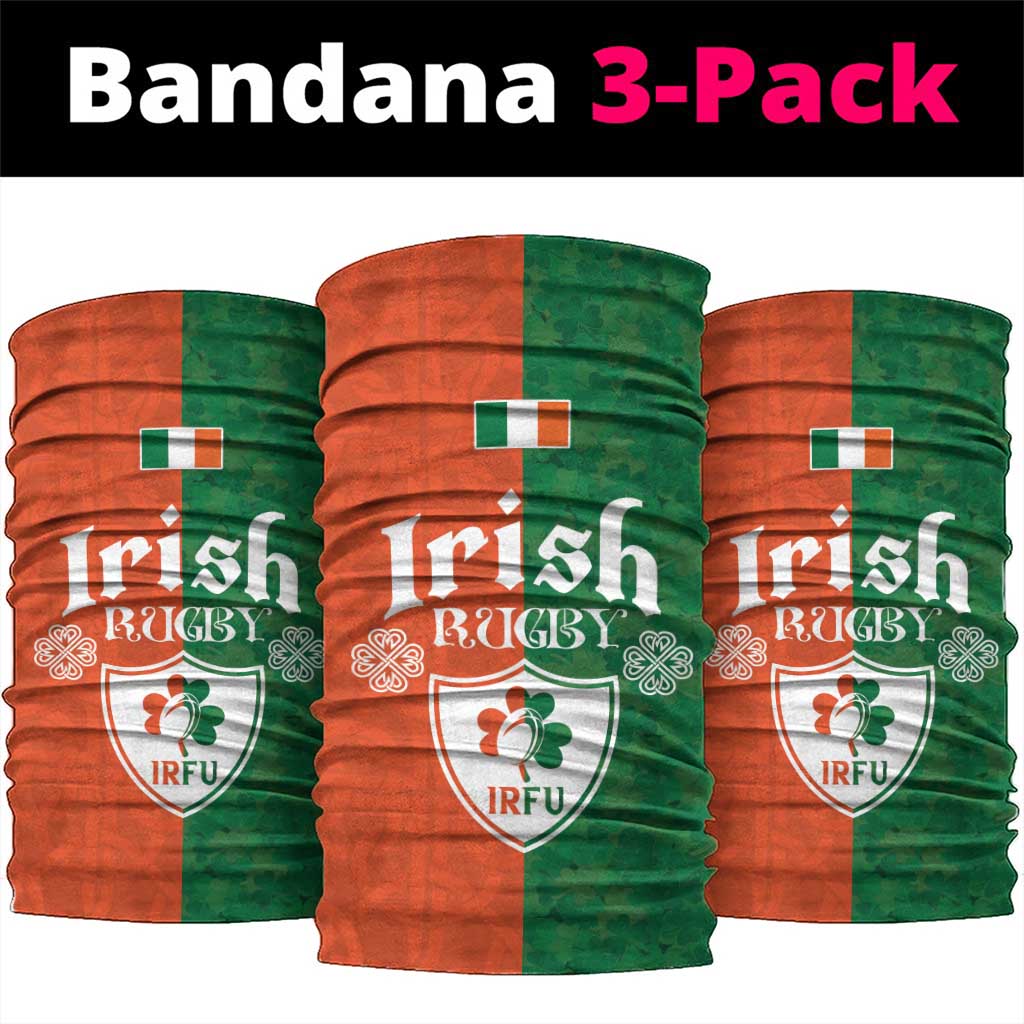 Irish Rugby Neck Gaiter Shamrock with Celtics Vibes The Half Style LT03