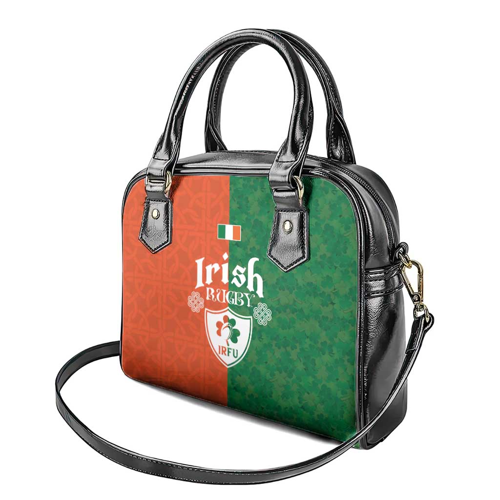 Irish Rugby Shoulder Handbag Shamrock with Celtics Vibes The Half Style LT03