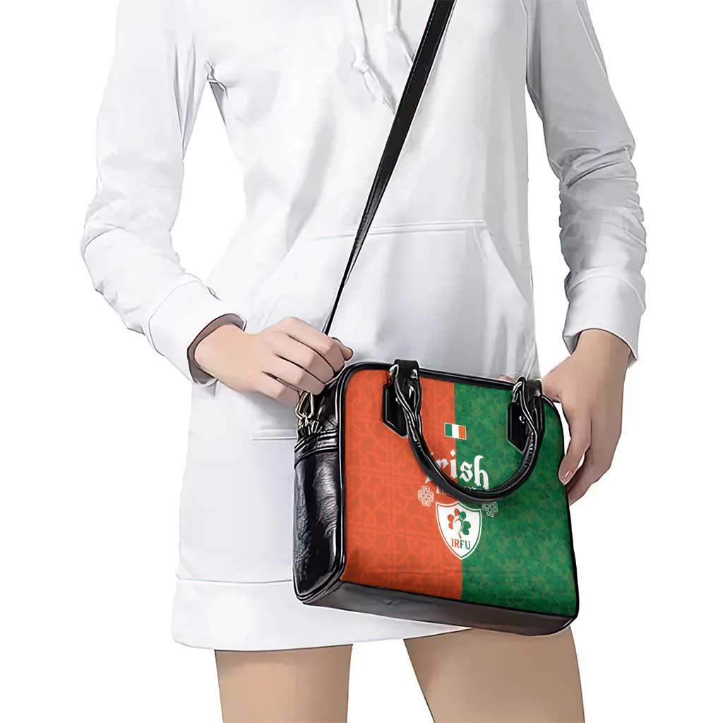 Irish Rugby Shoulder Handbag Shamrock with Celtics Vibes The Half Style LT03