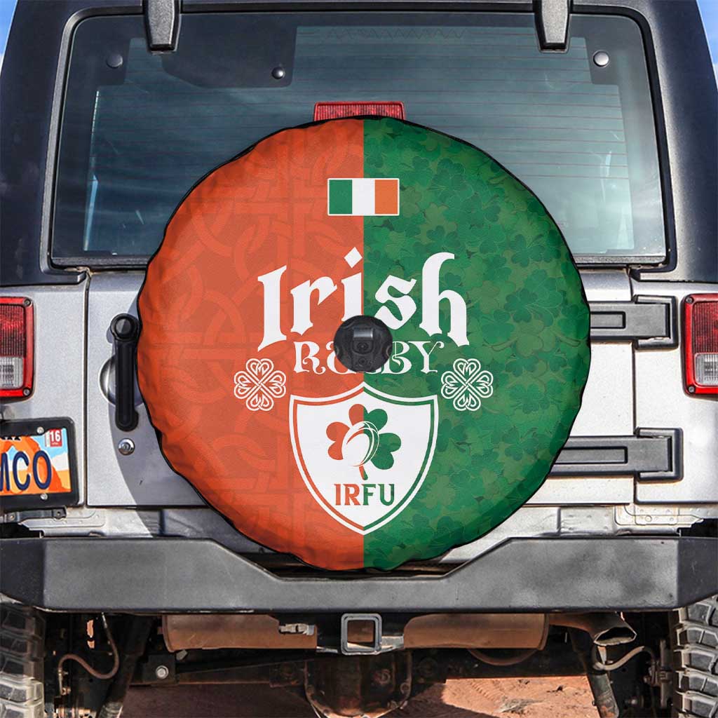 Irish Rugby Spare Tire Cover Shamrock with Celtics Vibes The Half Style LT03
