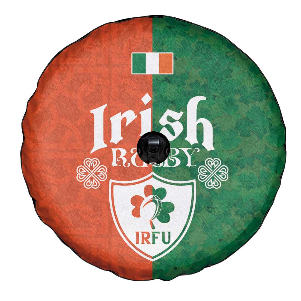 Irish Rugby Spare Tire Cover Shamrock with Celtics Vibes The Half Style LT03
