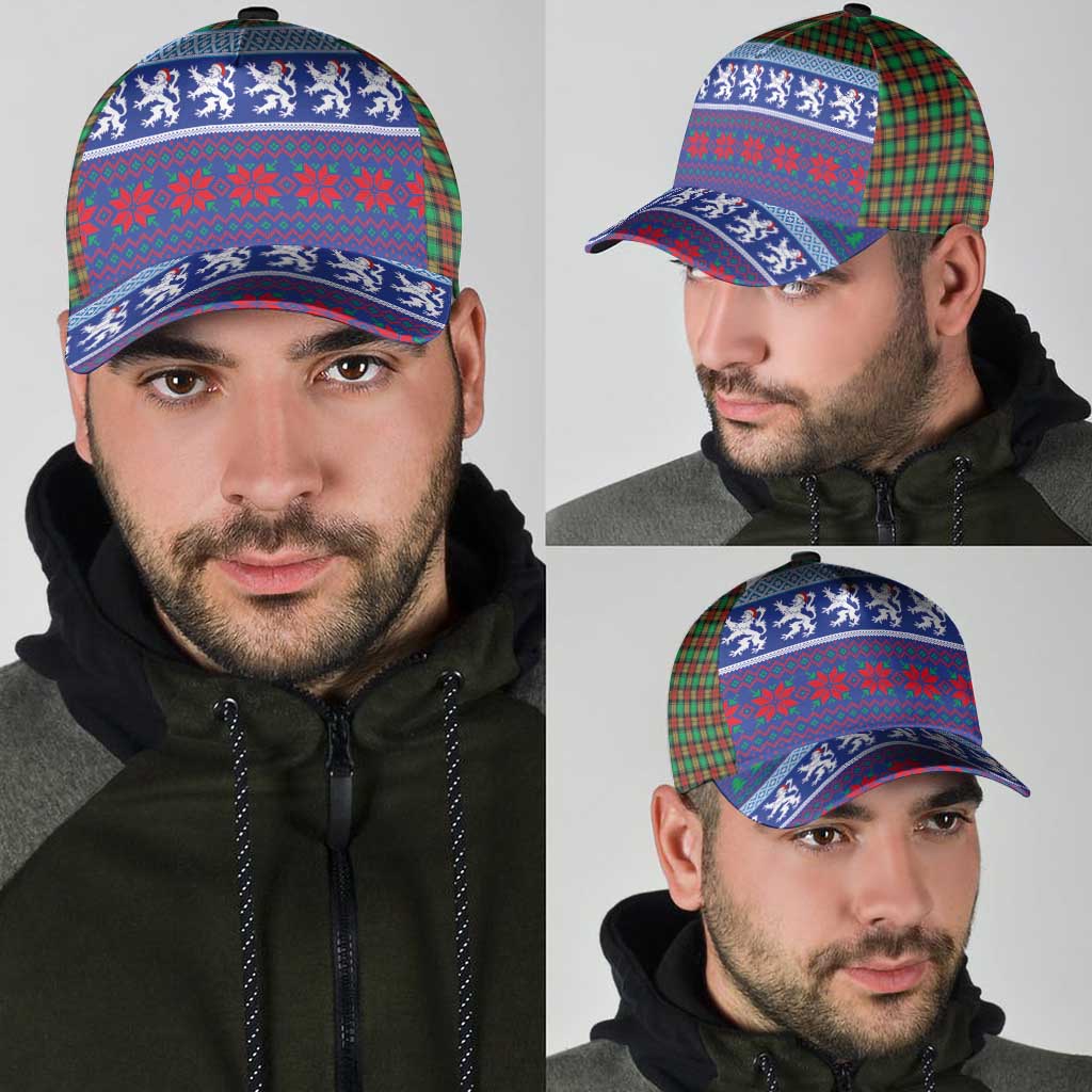 Scottish Christmas Classic Cap Xmas Royal Lions and Tartan LT03
