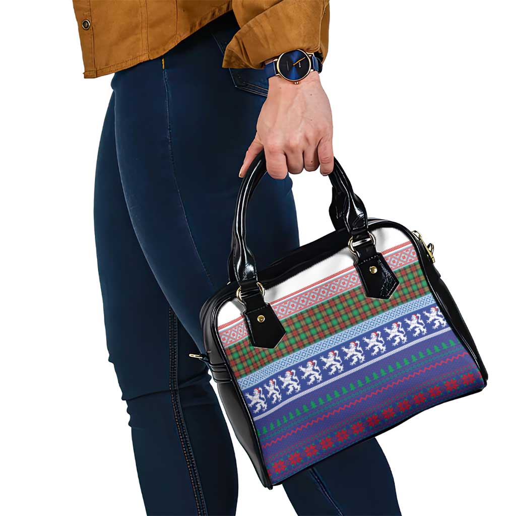Scottish Christmas Shoulder Handbag Xmas Royal Lions and Tartan LT03