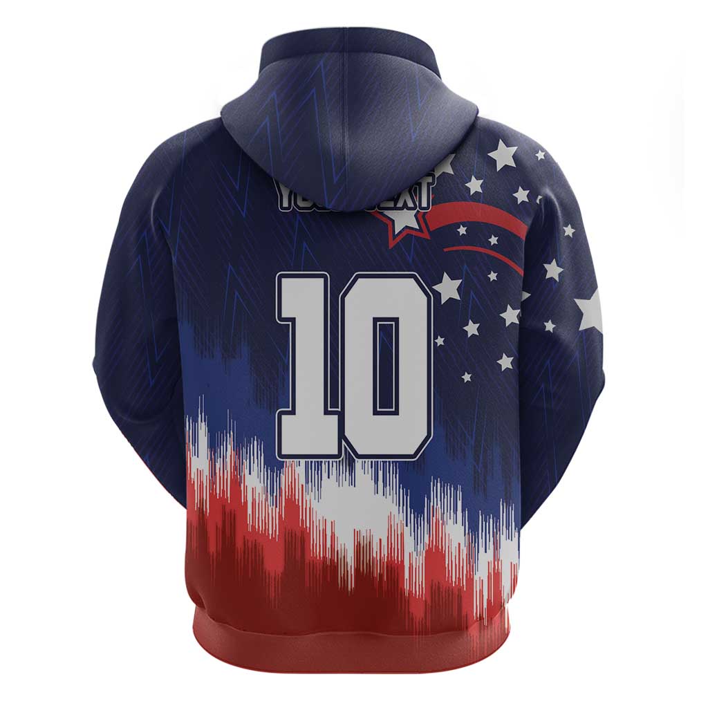 Custom Rugby USA Hoodie American Icon LT03