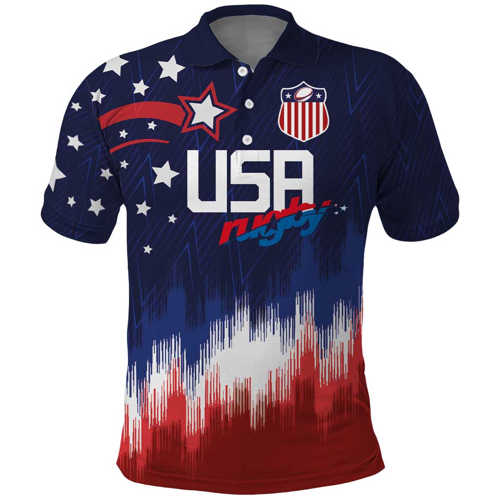 Custom Rugby USA Polo Shirt American Icon LT03