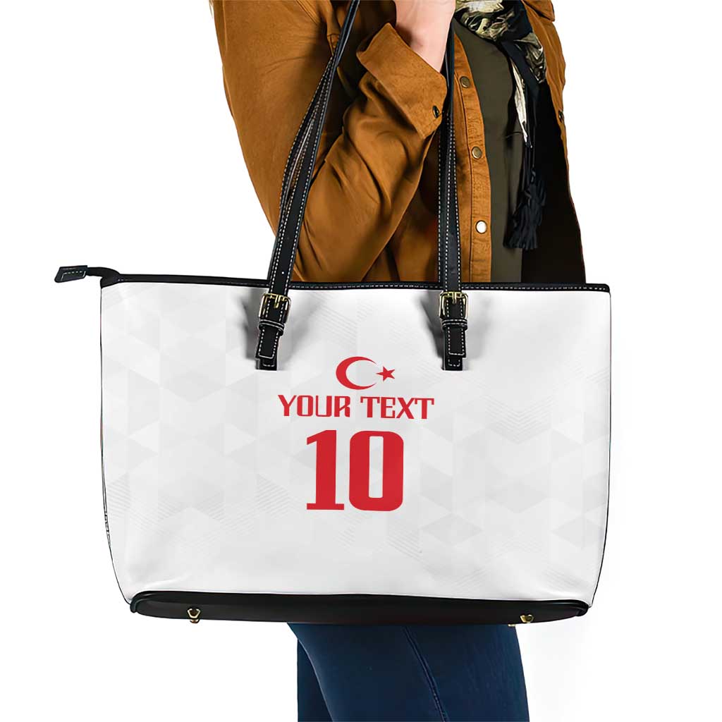 Turkey Football 2024 Go Champion Leather Tote Bag LT03