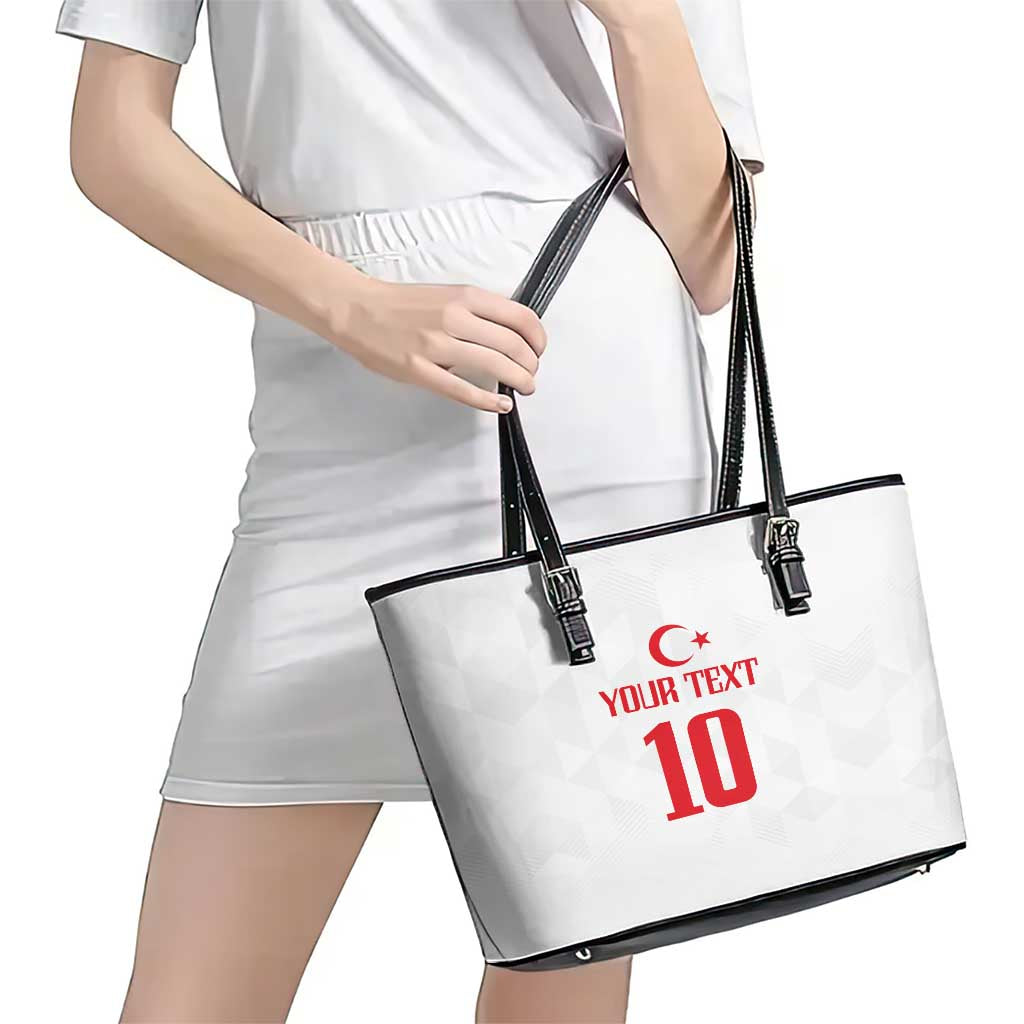 Turkey Football 2024 Go Champion Leather Tote Bag LT03