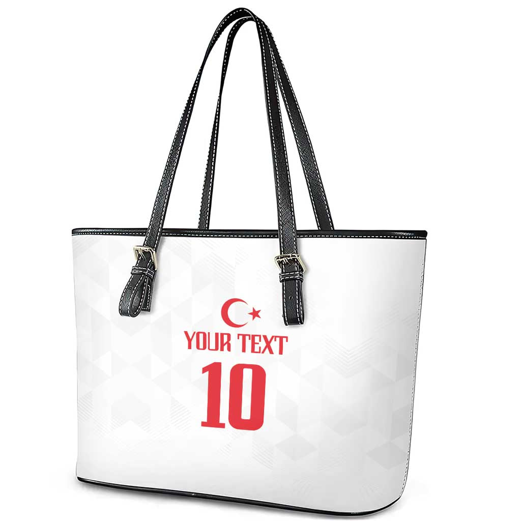 Turkey Football 2024 Go Champion Leather Tote Bag LT03