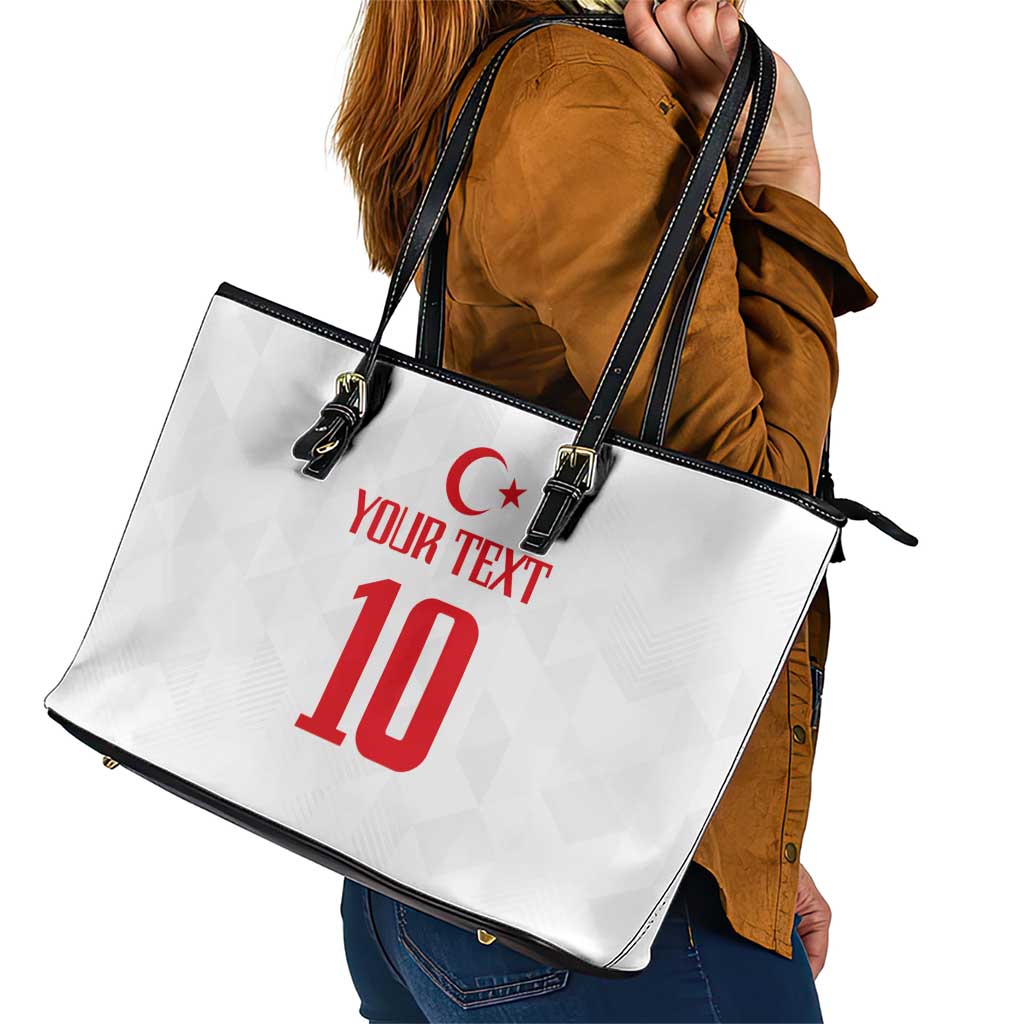 Turkey Football 2024 Go Champion Leather Tote Bag LT03