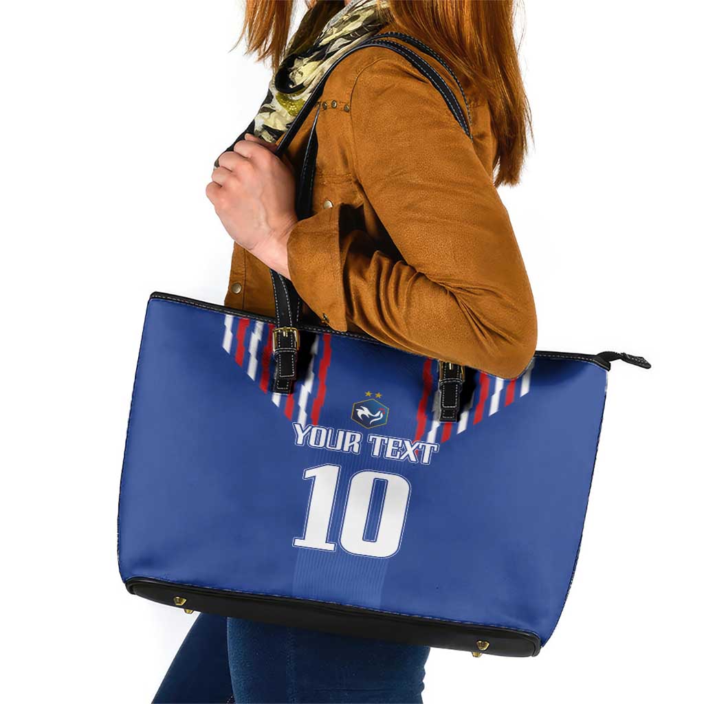 France Football 2024 Go Champion Leather Tote Bag LT03
