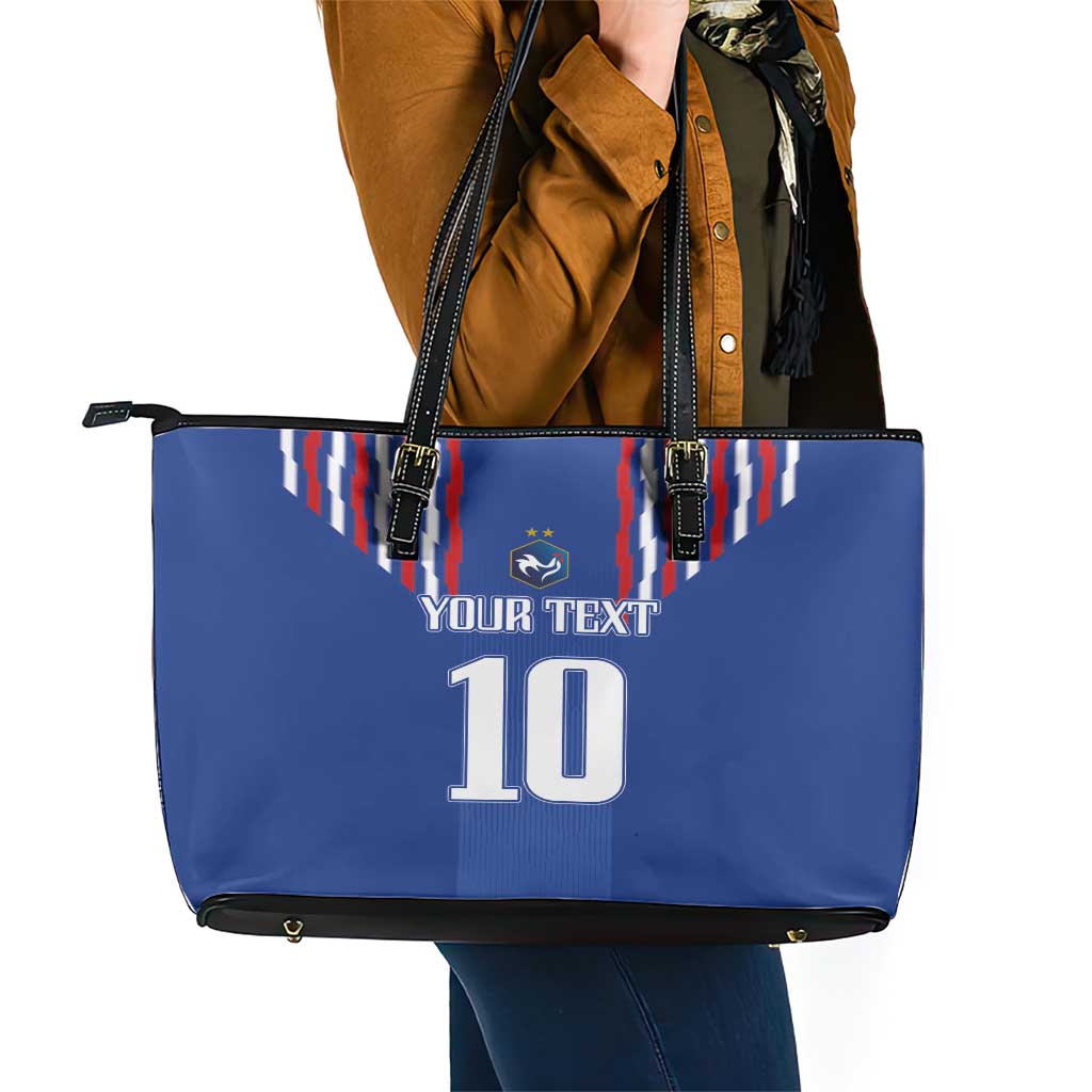 France Football 2024 Go Champion Leather Tote Bag LT03