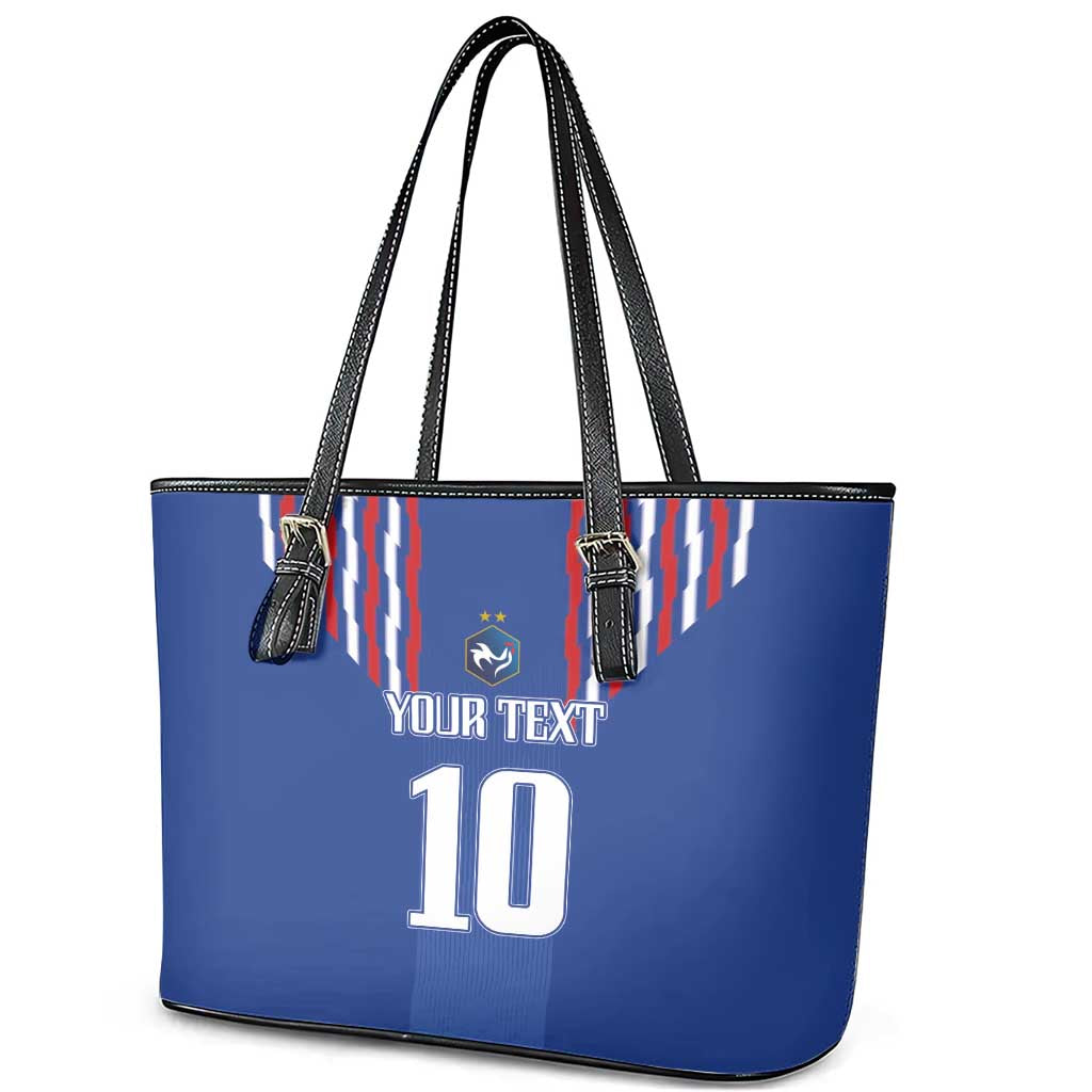 France Football 2024 Go Champion Leather Tote Bag LT03