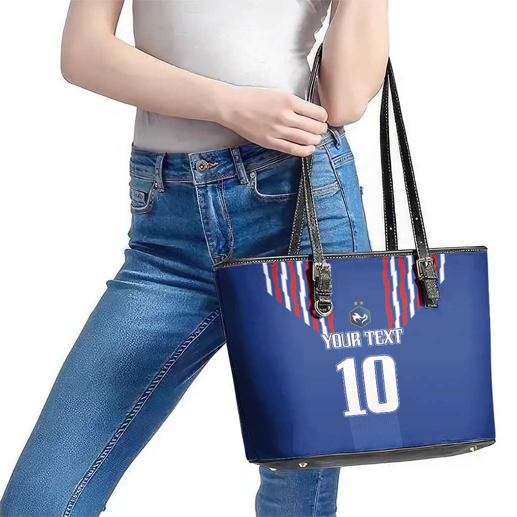 France Football 2024 Go Champion Leather Tote Bag LT03