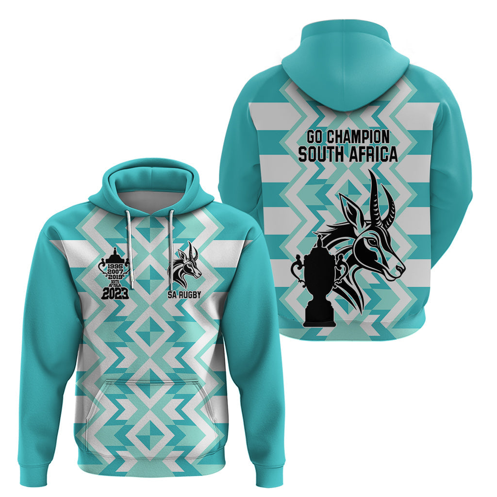 South Africa Rugby Hoodie Commemorative World Cup Winners 2023 LT03