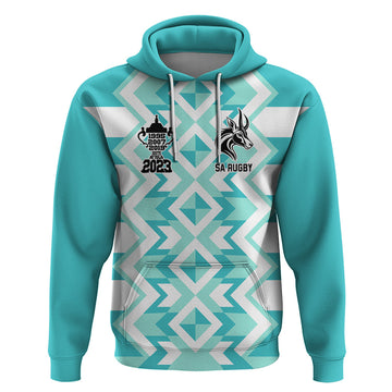 Personalised South Africa Rugby Hoodie Commemorative World Cup Winners 2023 LT03