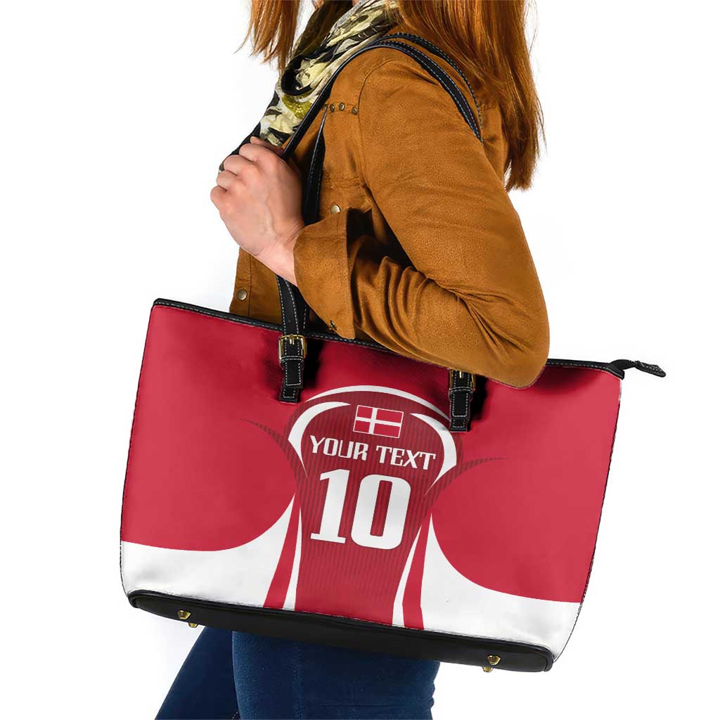 Denmark Football 2024 Go Champion Leather Tote Bag LT03
