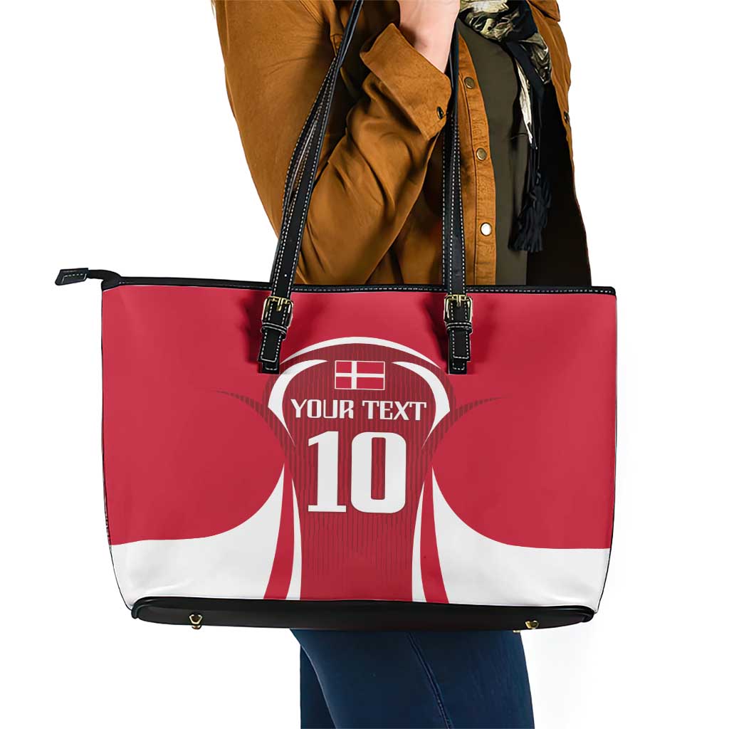 Denmark Football 2024 Go Champion Leather Tote Bag LT03