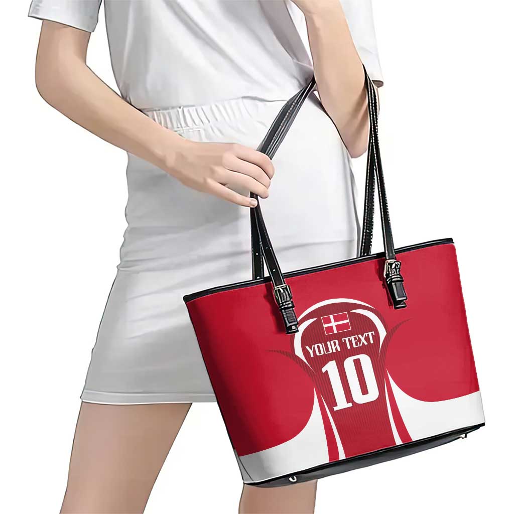 Denmark Football 2024 Go Champion Leather Tote Bag LT03