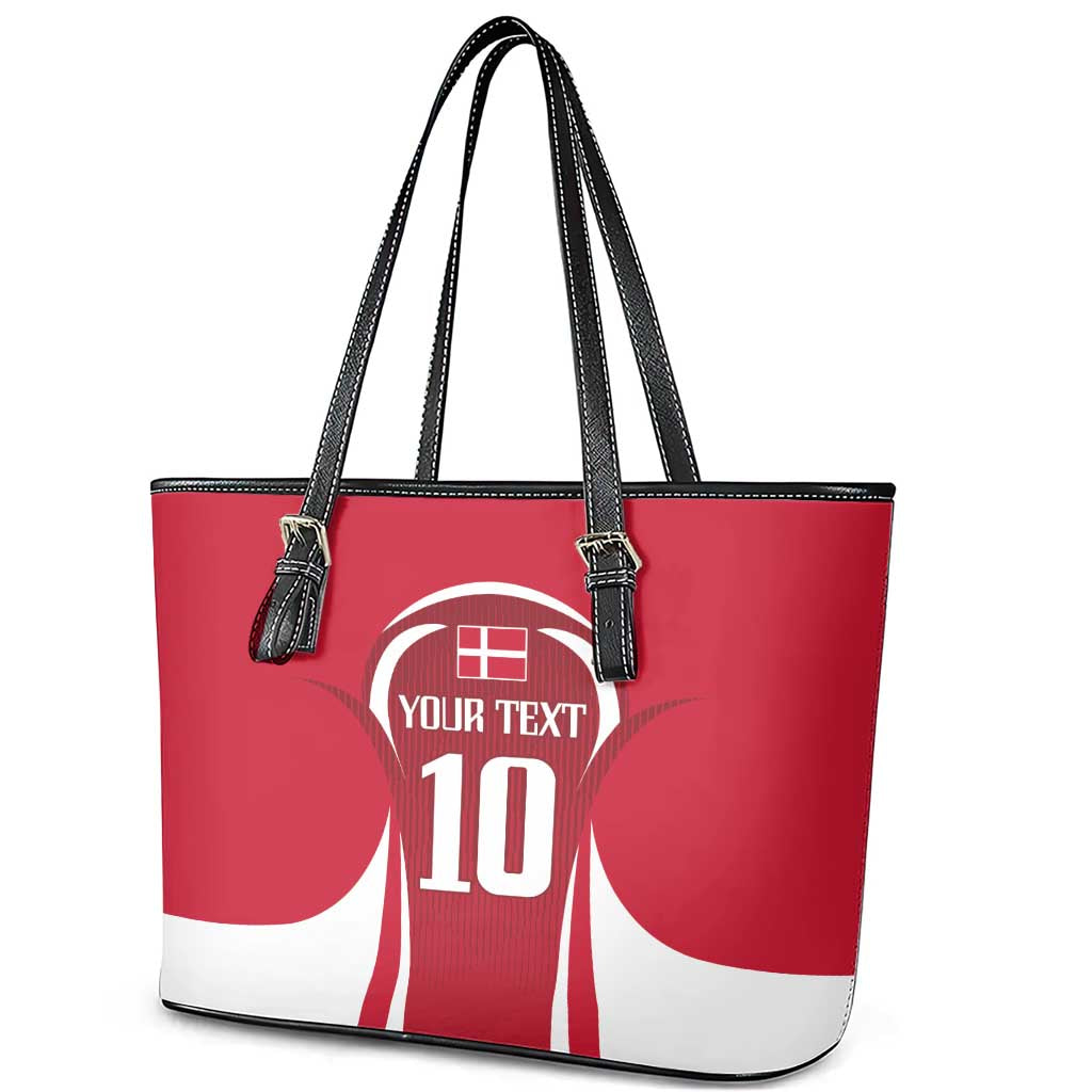 Denmark Football 2024 Go Champion Leather Tote Bag LT03