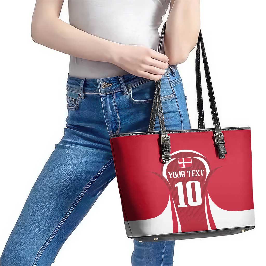 Denmark Football 2024 Go Champion Leather Tote Bag LT03