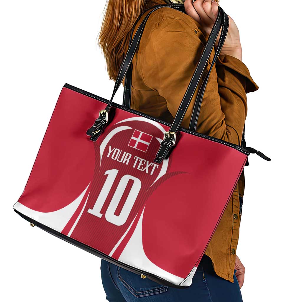 Denmark Football 2024 Go Champion Leather Tote Bag LT03