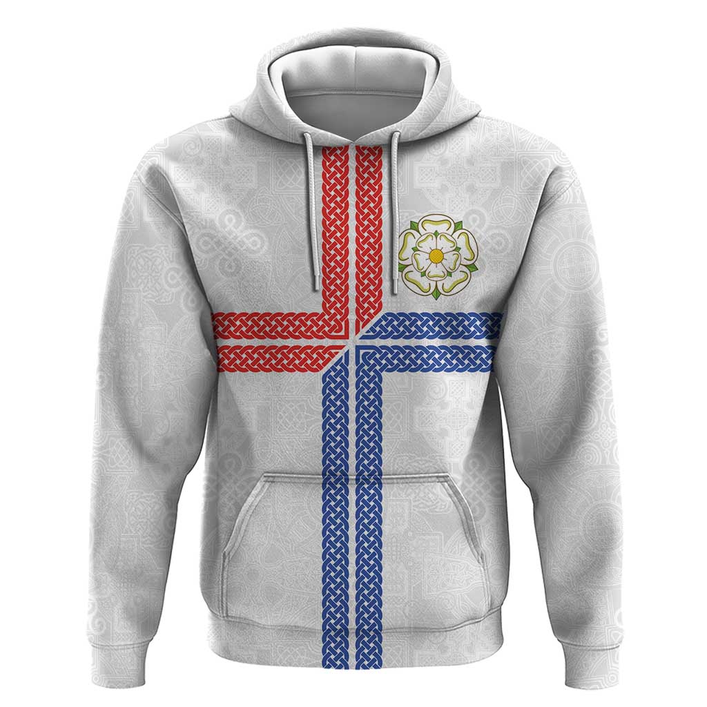 Personalized Yorkshire Celtic Heritage Hoodie Cross Style LT03