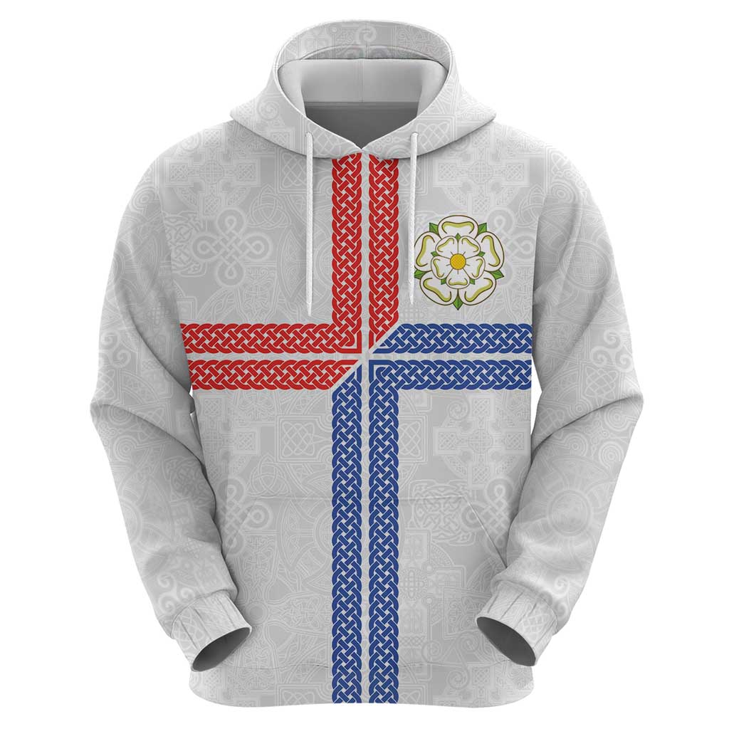 Personalized Yorkshire Celtic Heritage Hoodie Cross Style LT03