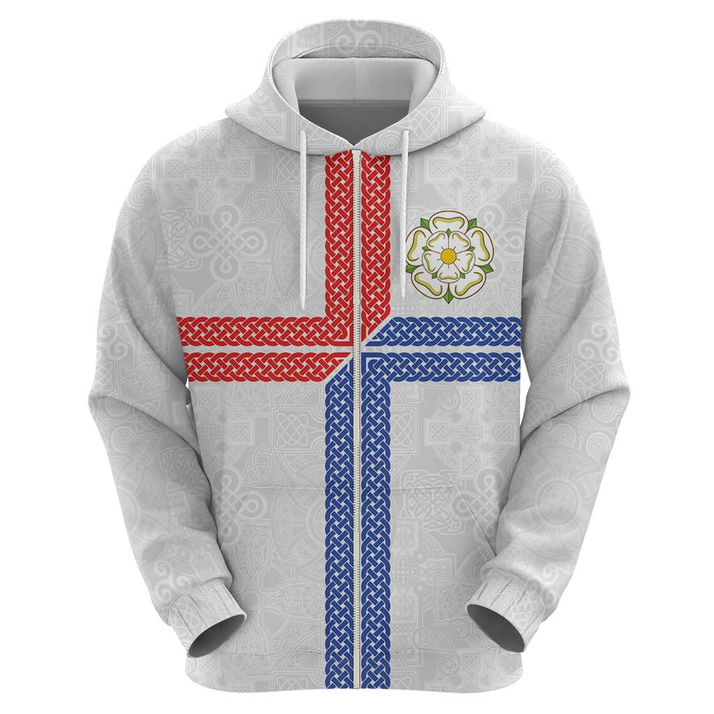 Personalized Yorkshire Celtic Heritage Hoodie Cross Style LT03