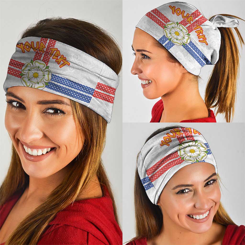 Personalized Yorkshire Celtic Heritage Neck Gaiter Cross Style LT03