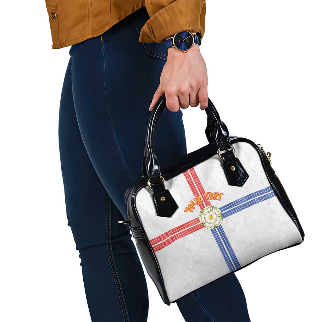 Personalized Yorkshire Celtic Heritage Shoulder Handbag Cross Style LT03