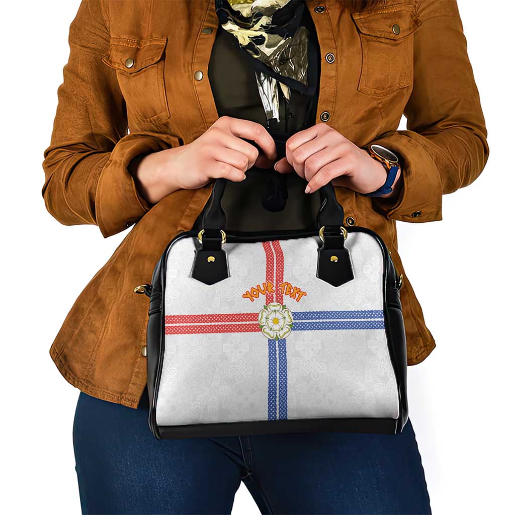 Personalized Yorkshire Celtic Heritage Shoulder Handbag Cross Style LT03