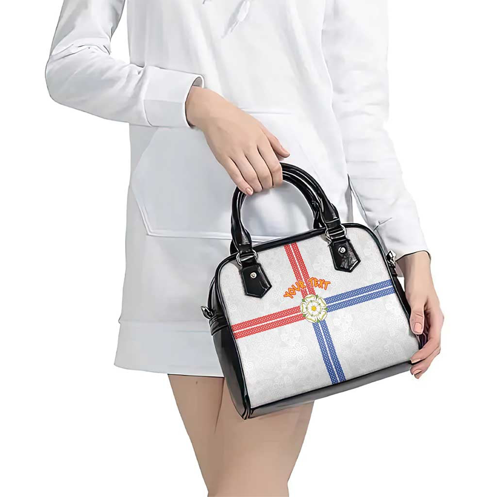 Personalized Yorkshire Celtic Heritage Shoulder Handbag Cross Style LT03