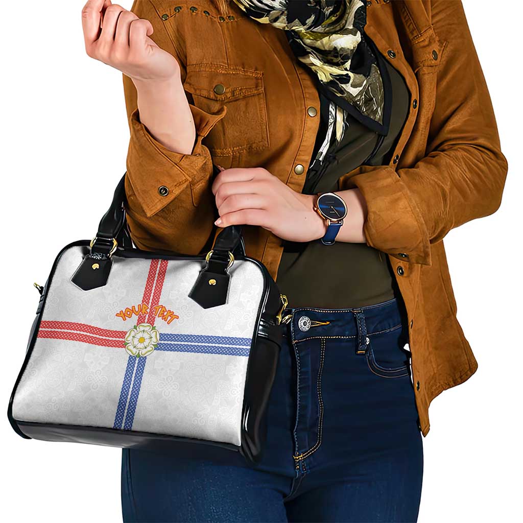 Personalized Yorkshire Celtic Heritage Shoulder Handbag Cross Style LT03