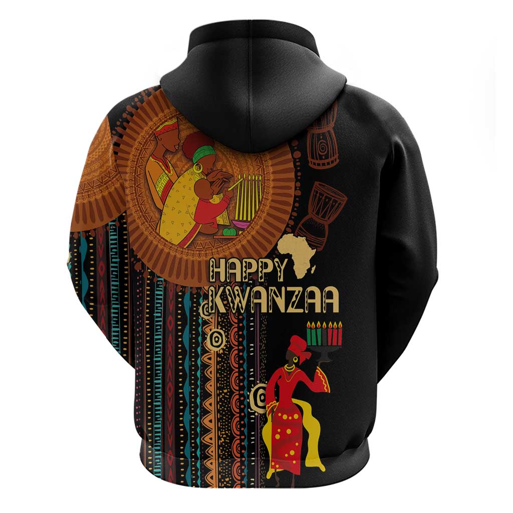Happy Kwanzaa African Tribal Pattern Hoodie LT03