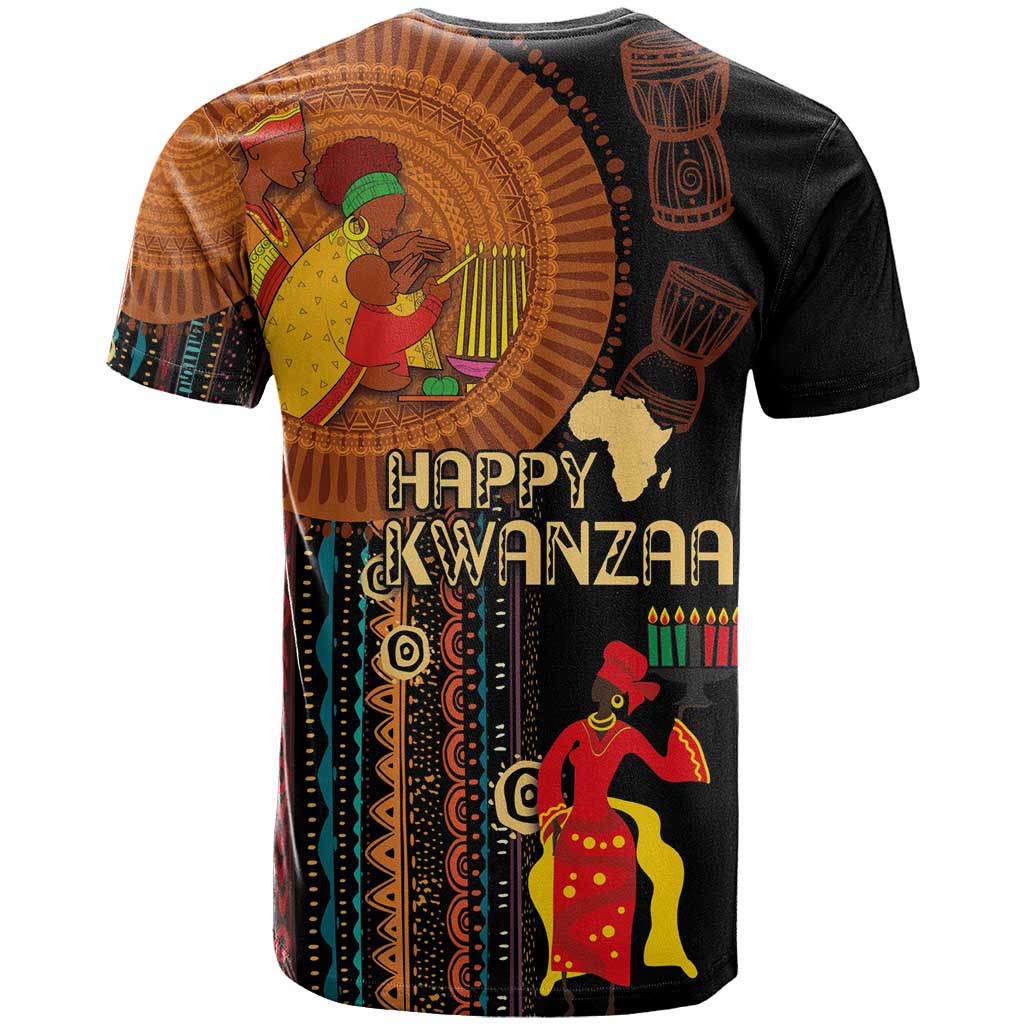 Happy Kwanzaa African T shirt - Tribal Pattern LT03