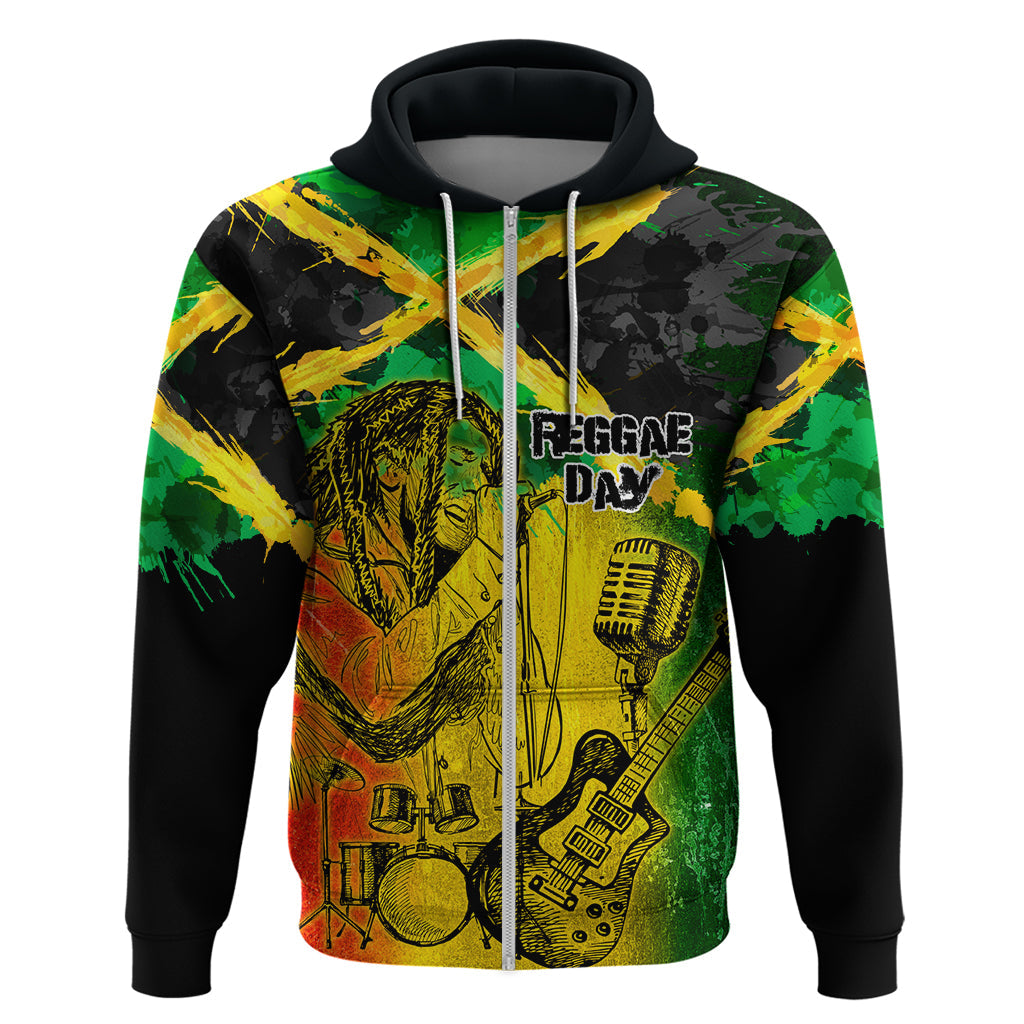 Jamaican Reggae Singer Hoodie B-Marley Reggae Grunge LT03