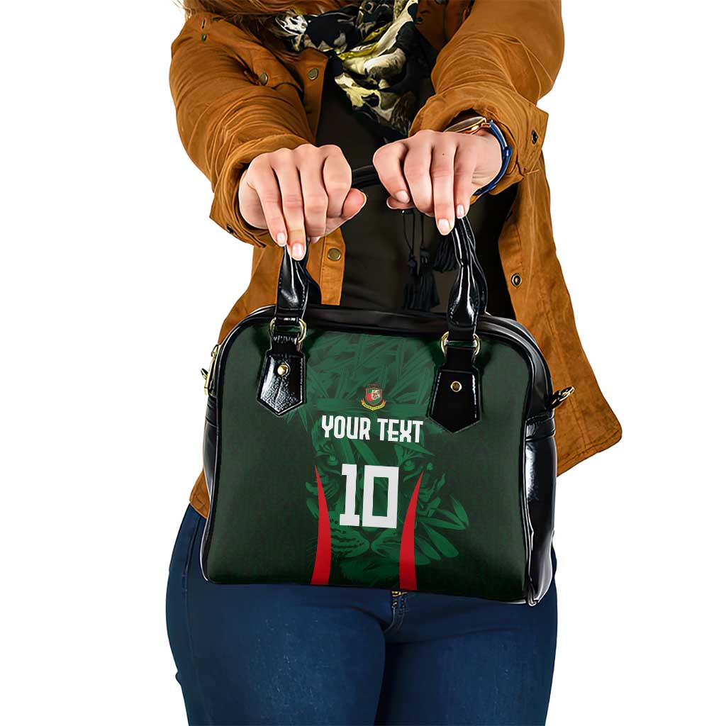 Custom Bangladesh Cricket Shoulder Handbag The Tigers Green-Red Glory LT03