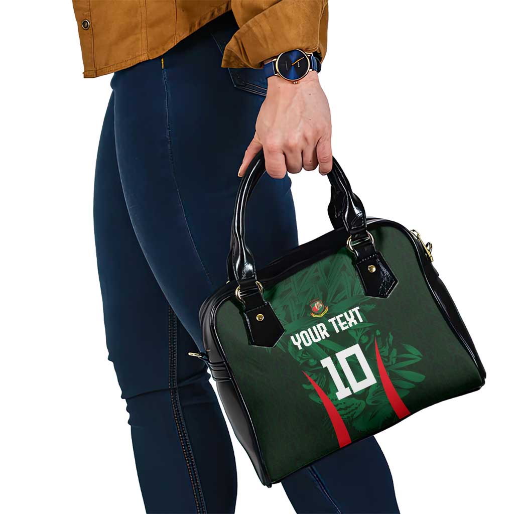 Custom Bangladesh Cricket Shoulder Handbag The Tigers Green-Red Glory LT03