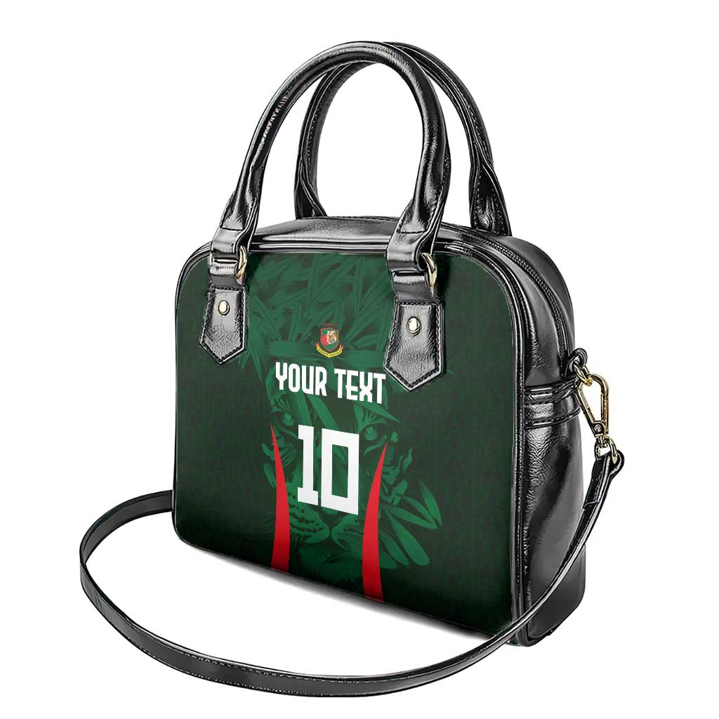 Custom Bangladesh Cricket Shoulder Handbag The Tigers Green-Red Glory LT03